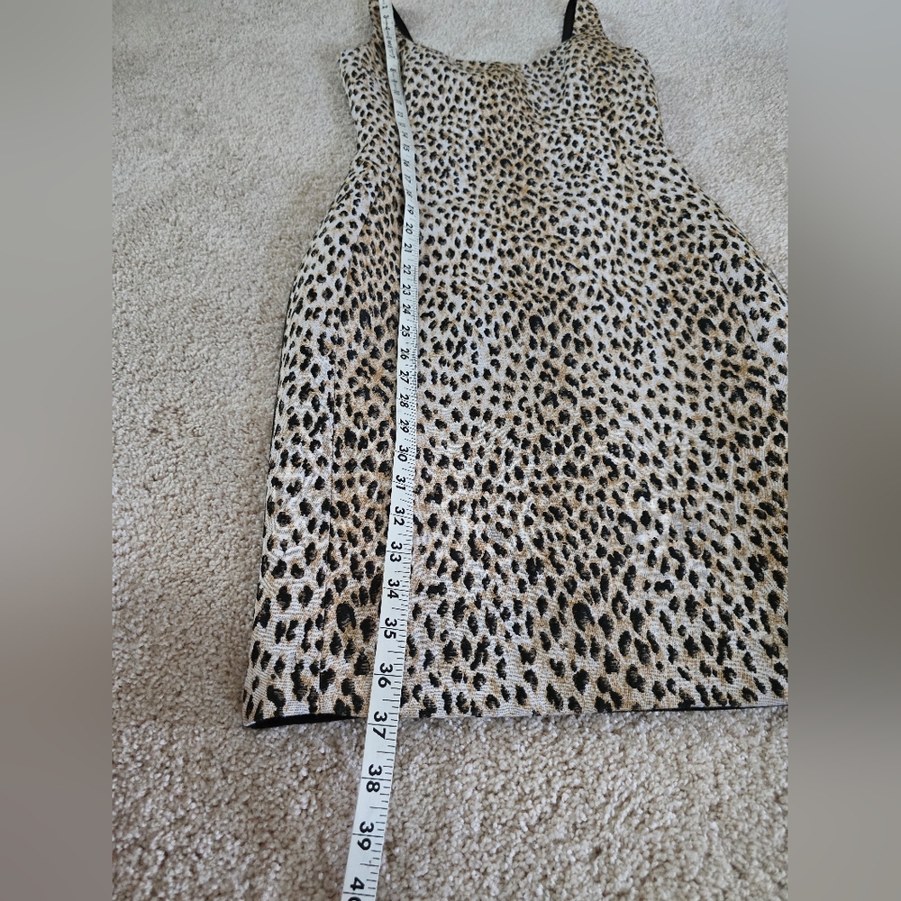 DIANE VON FURSTENBURG women's Arianna leopard print fitted dress size XS 0 - Picture 5 of 11